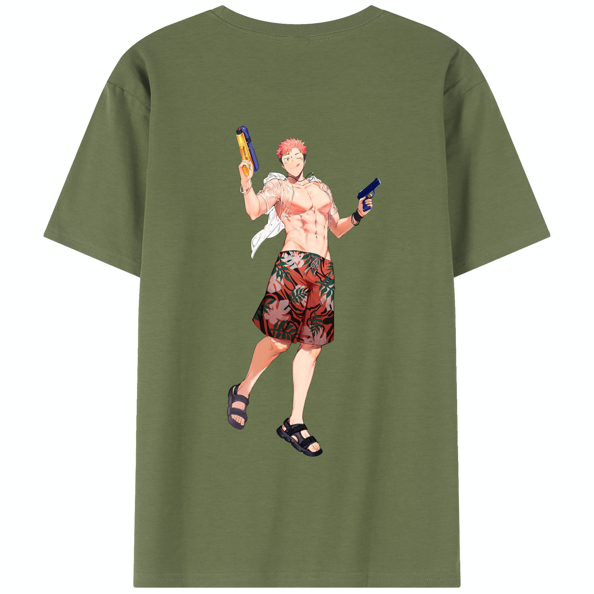 （画像用） 呪術廻戦 Jujutsu Kaisen 綿100％半袖Tシャツ（背面プリント）